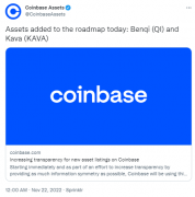 比特派官网下载app|Coinbase将Benqi（QI）和Kava（KAVA）添加至资产上